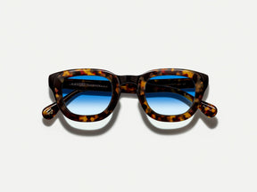 #color_broadway blue fade | The TELENA in Tortoise/Black with Broadway Blue Fade Tinted Lenses