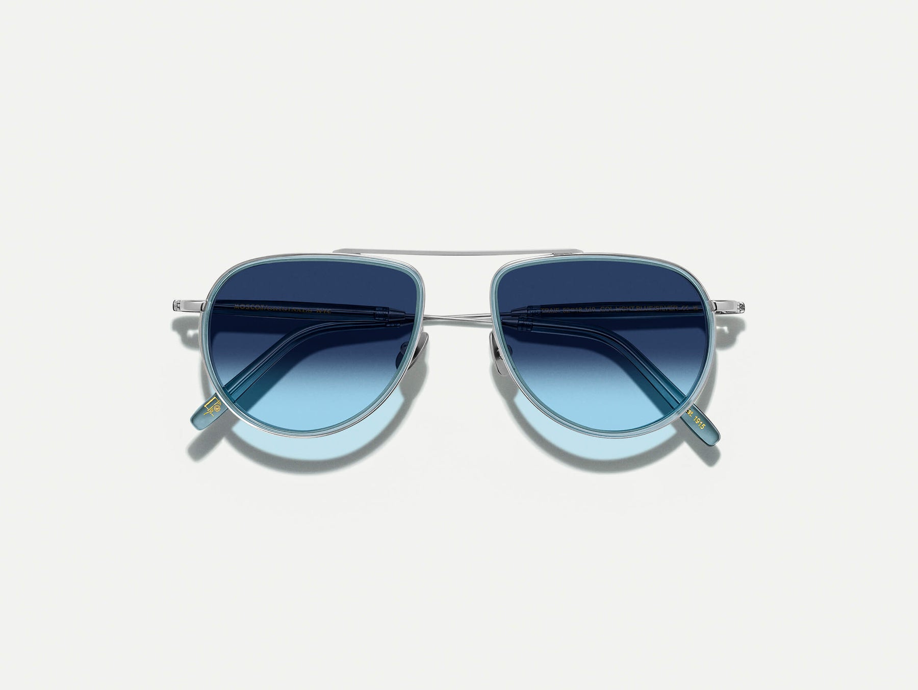 The TRAIF SUN in Light Blue with Denim Blue Tinted Lenses