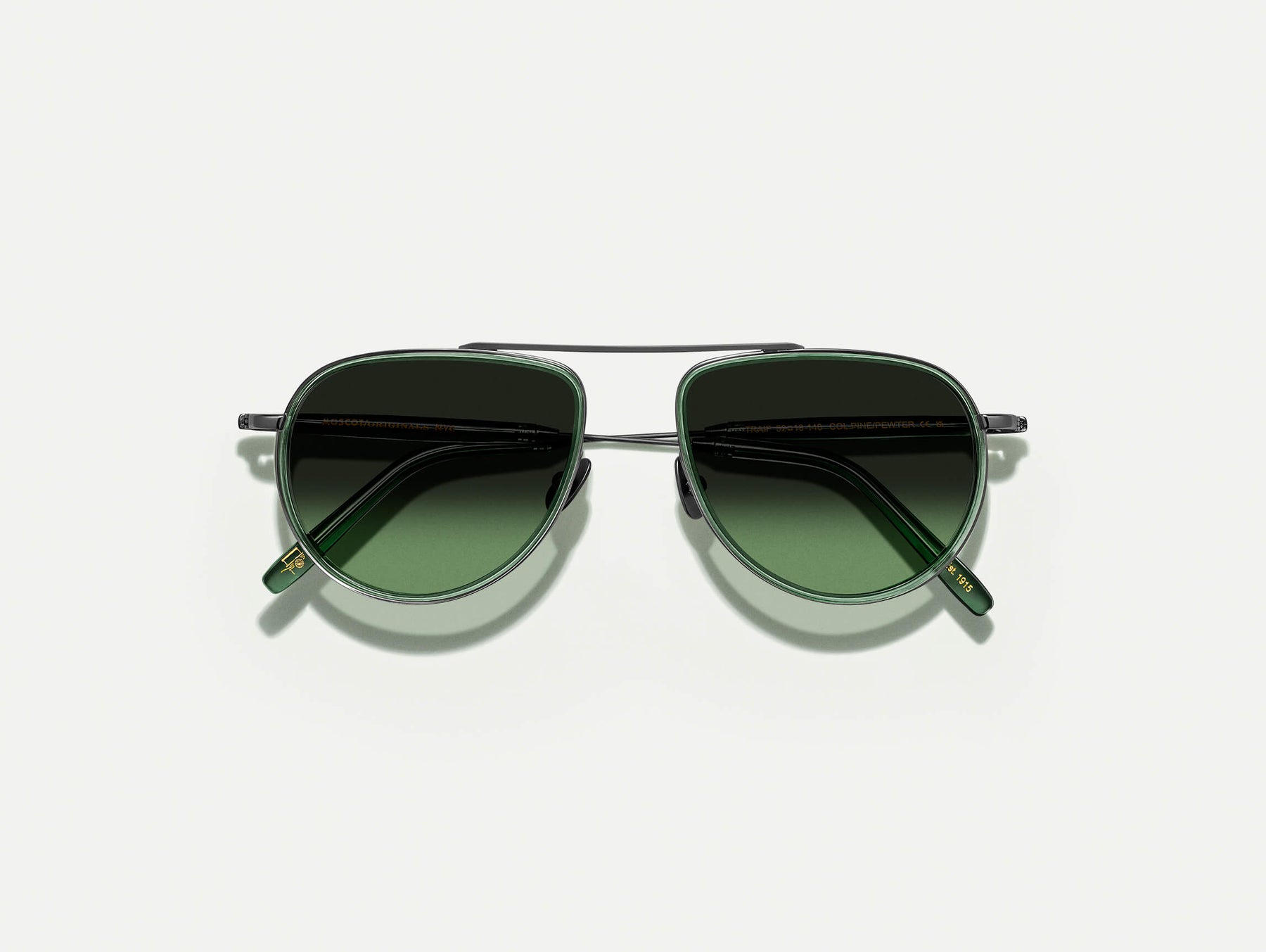 The TRAIF SUN in Pine with Forest Wood Tinted Lenses