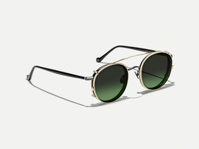 #color_forest wood | The ZEV CLIP  in Gold with Forest Wood Tinted Lenses 