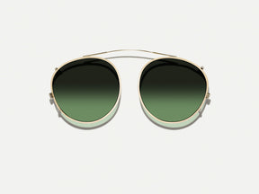 #color_forest wood | The ZEV CLIP  in Gold with Forest Wood Tinted Lenses 
