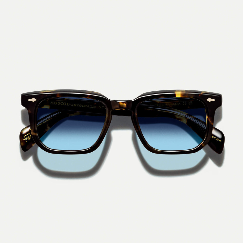 #color_classic havana | The ZISSEL SUN in Classic Havana with Denim Blue Tinted Lenses