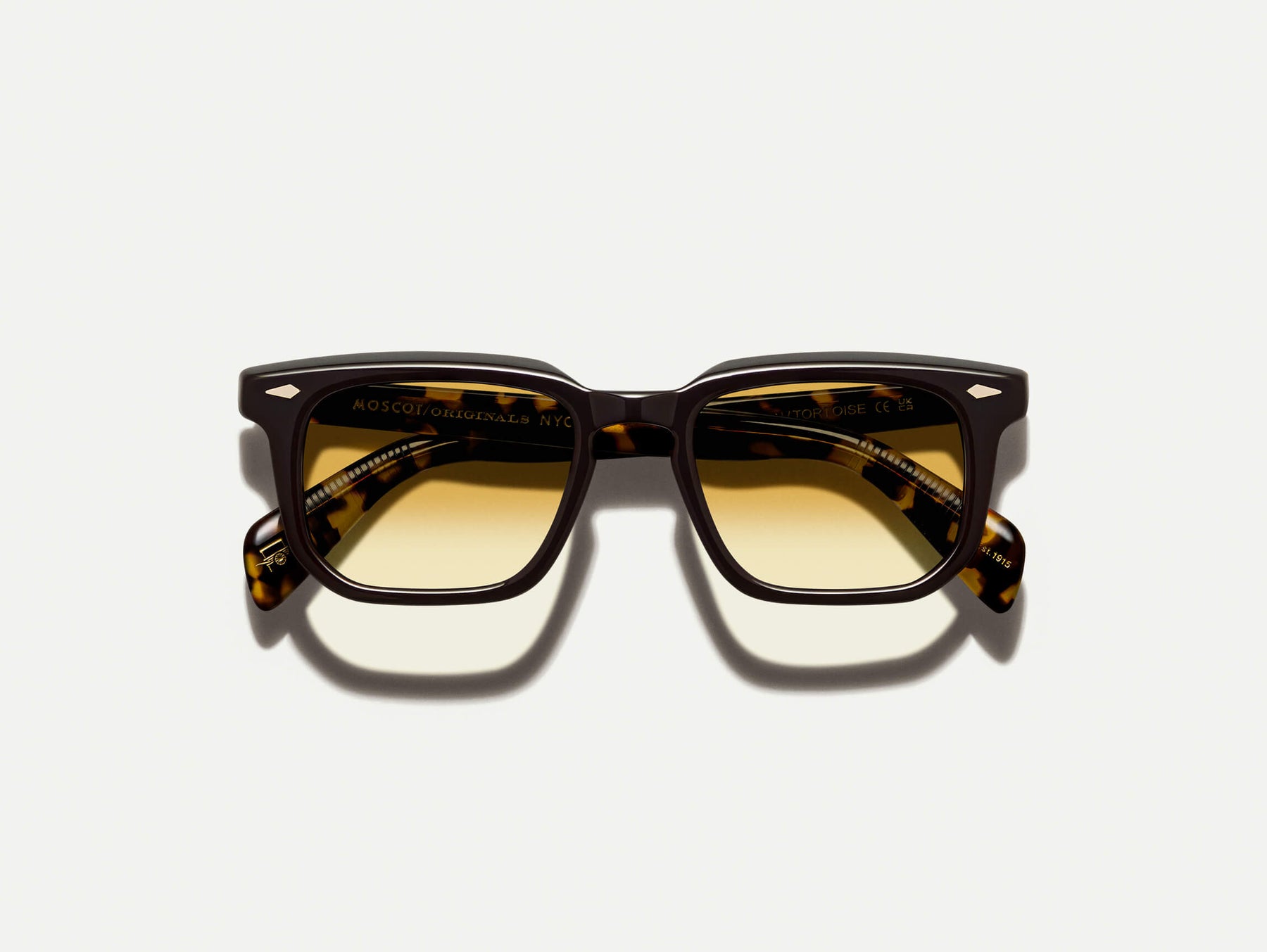 The ZISSEL SUN in Dark Brown/Tortoise with Chestnut Fade Tinted Lenses