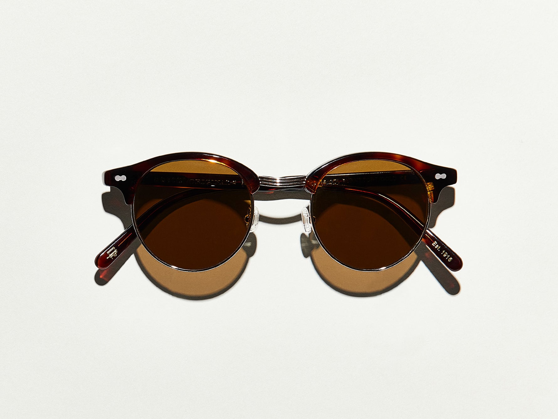 #color_burnt tortoise/gold | The AIDIM SUN in Burnt Tortoise/Gold with Cosmitan Brown Glass Lenses