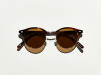 #color_burnt tortoise/gold | The AIDIM SUN in Burnt Tortoise/Gold with Cosmitan Brown Glass Lenses