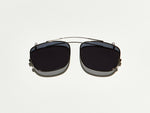 The ALEX CLIP in Brass with Grey Lenses