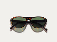 #color_dark havana | The AVRAM SUN in Dark Havana with G-15 Glass Lenses