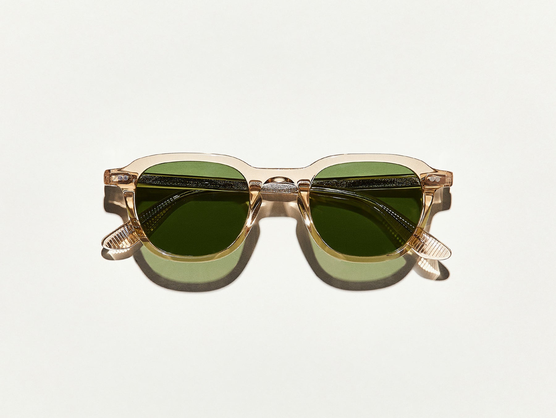 The BILLIK SUN in Cinnamon with Calibar Green Glass Lenses
