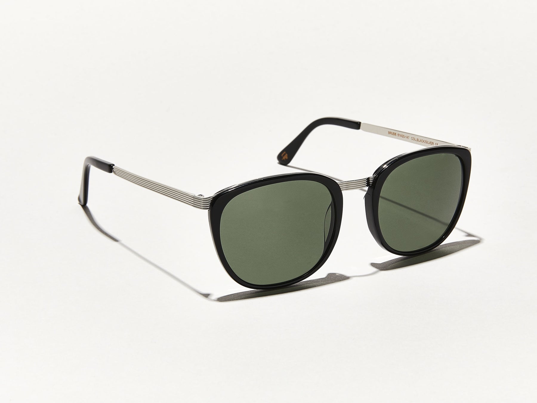 The BRUDE in Black/Silver with G-15 Glass Lenses