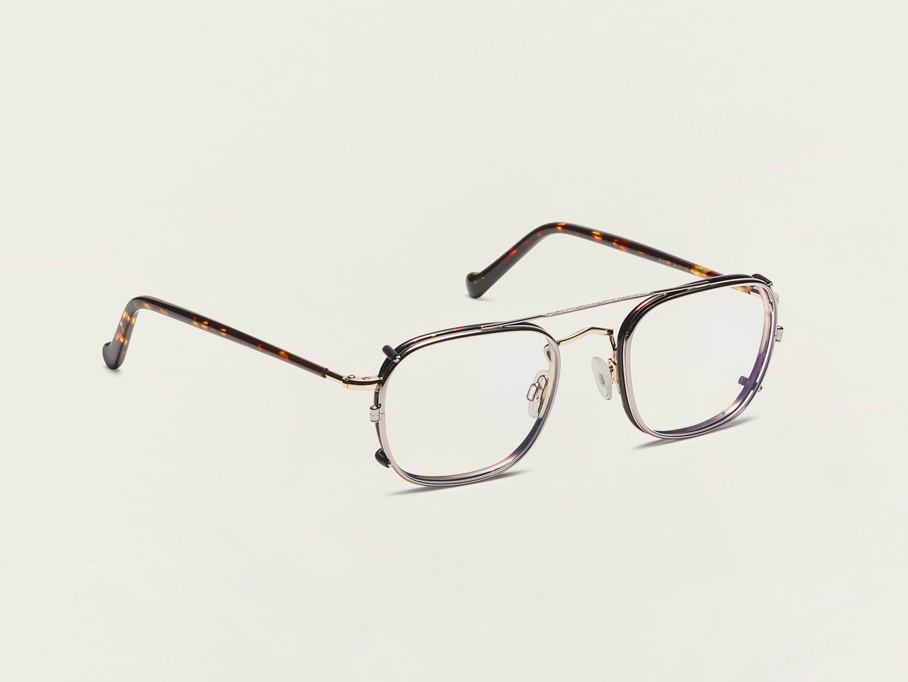 The SCHLEP CLIP in Gunmetal with Blue Protect Lenses