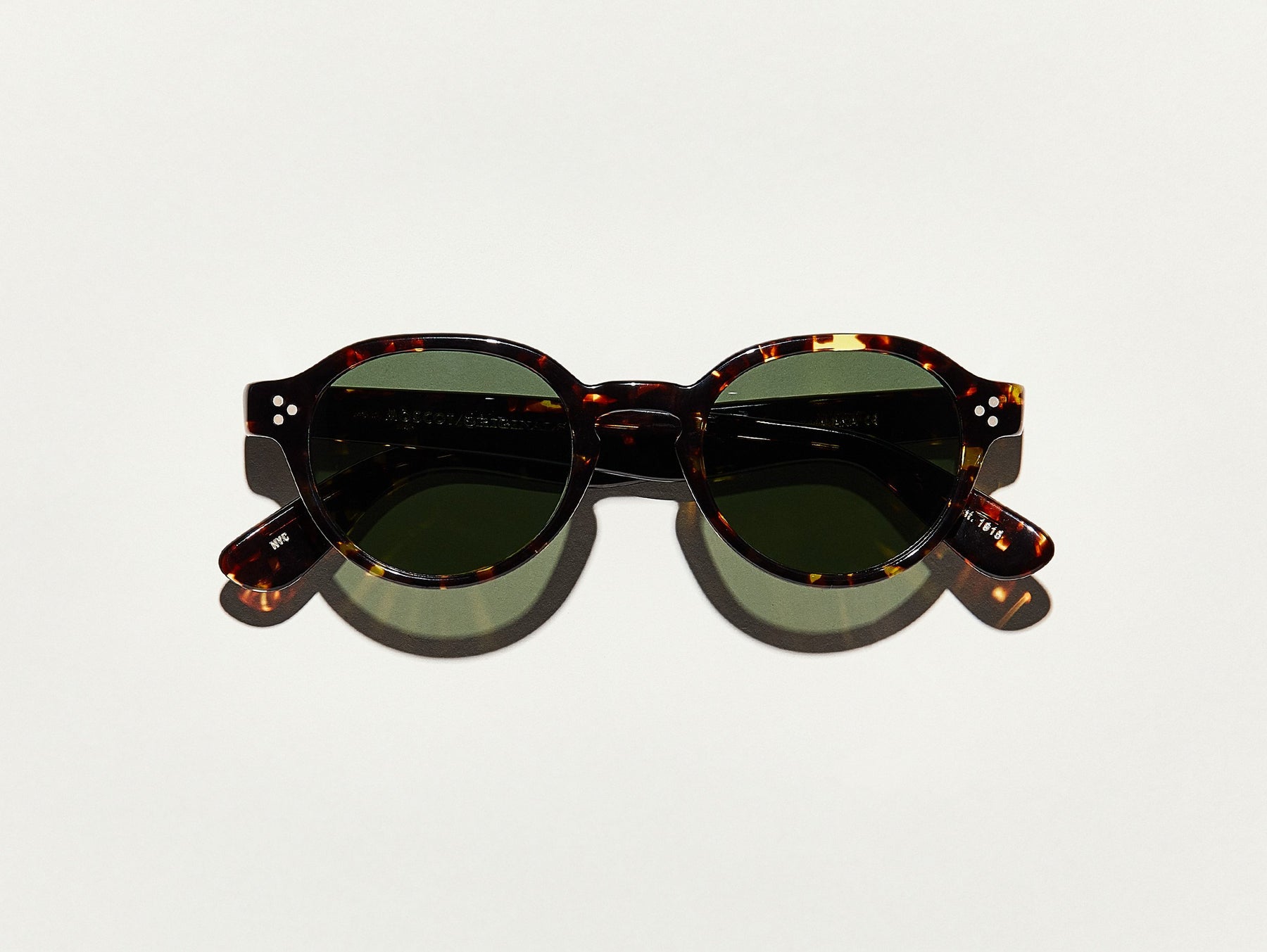 The EZRA SUN in Dark Havana with G-15 Glass Lenses