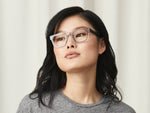 Model is wearing The FRITZ in size 44 in Grey/Light Grey