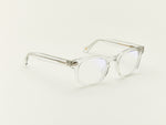 The GELT in Crystal with Blue Protect Lenses