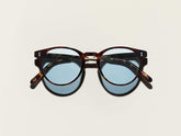 #color_spot tortoise | The GOLDA SUN in Spot Tortoise with Blue Glass Lenses