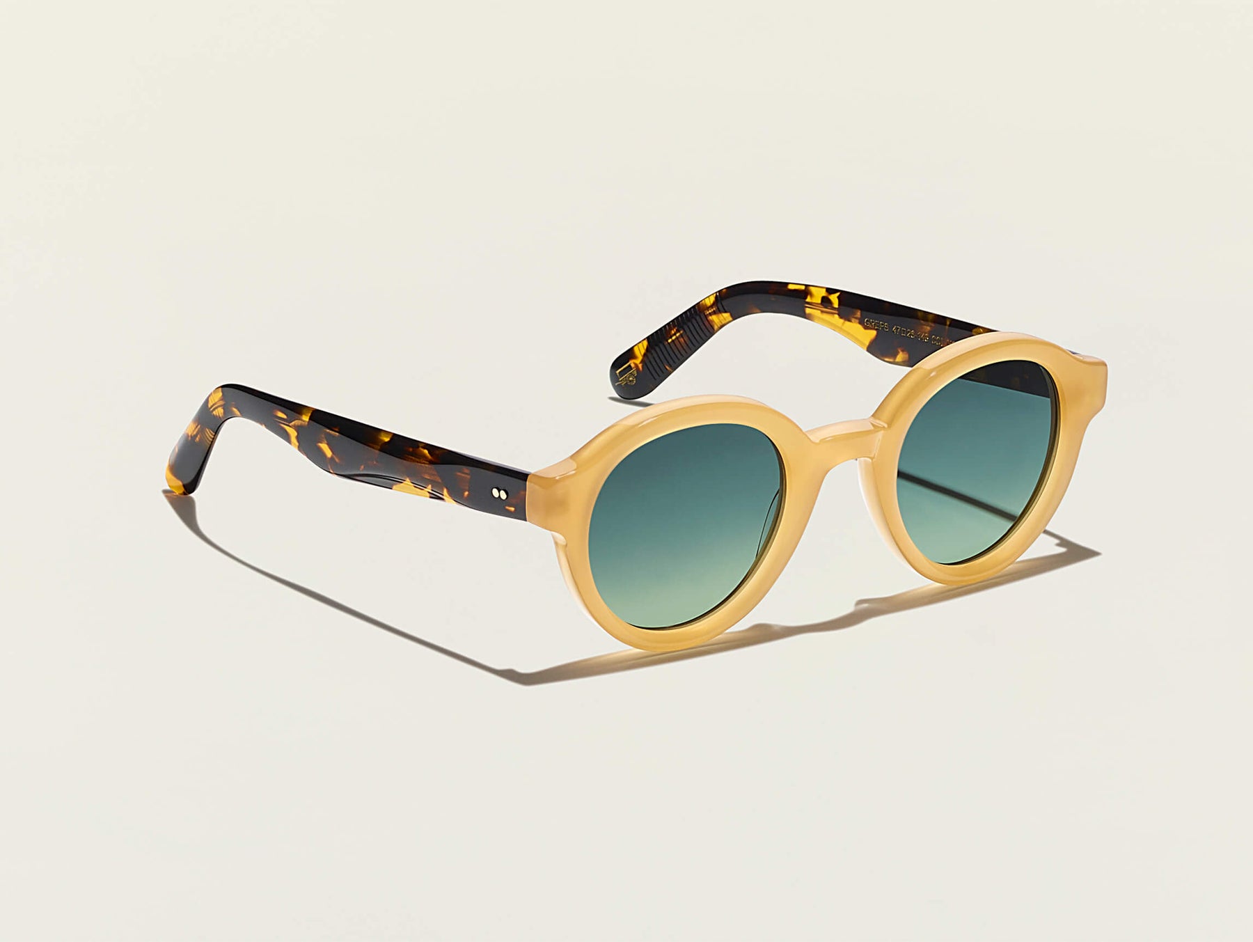 The GREPS SUN in Honey/Tortoise with Forest Wood Tinted Lenses