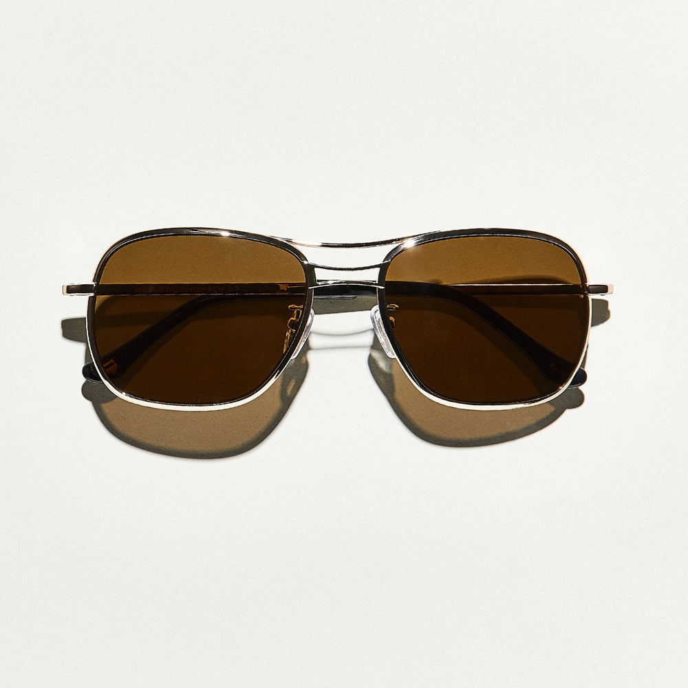 #color_gold | The HELDISH SUN in Gold with Cosmitan Brown Glass Lenses