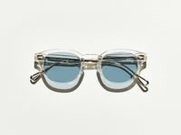 #color_crystal/gold | The LEMTOSH-TT SE in Crystal/Gold with Blue Glass Lenses