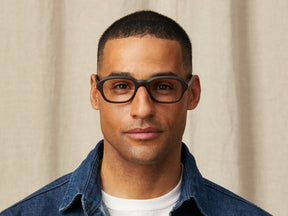 Model is wearing The MESHUG in size 51 in Matte Dark Brown