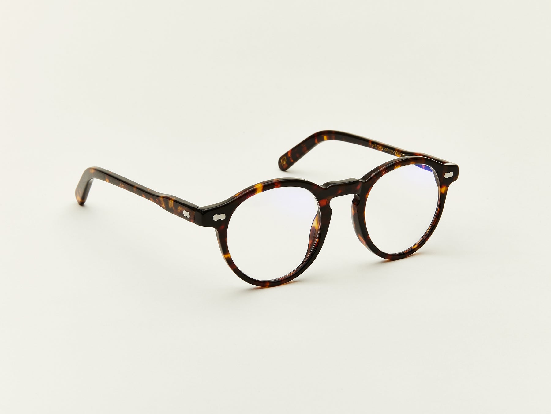 The MILTZEN in Tortoise with Blue Protect Lenses