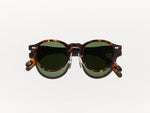 Die MILTZEN SUN W/ METAL NOSE PADS in Tortoise mit G-15-Gläsern