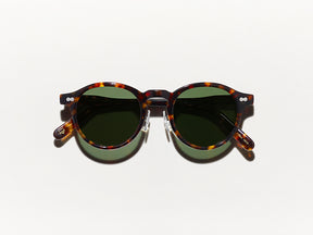 #color_tortoise | The MILTZEN SUN W/ METAL NOSE PADS in Tortoise with G-15 Glass Lenses