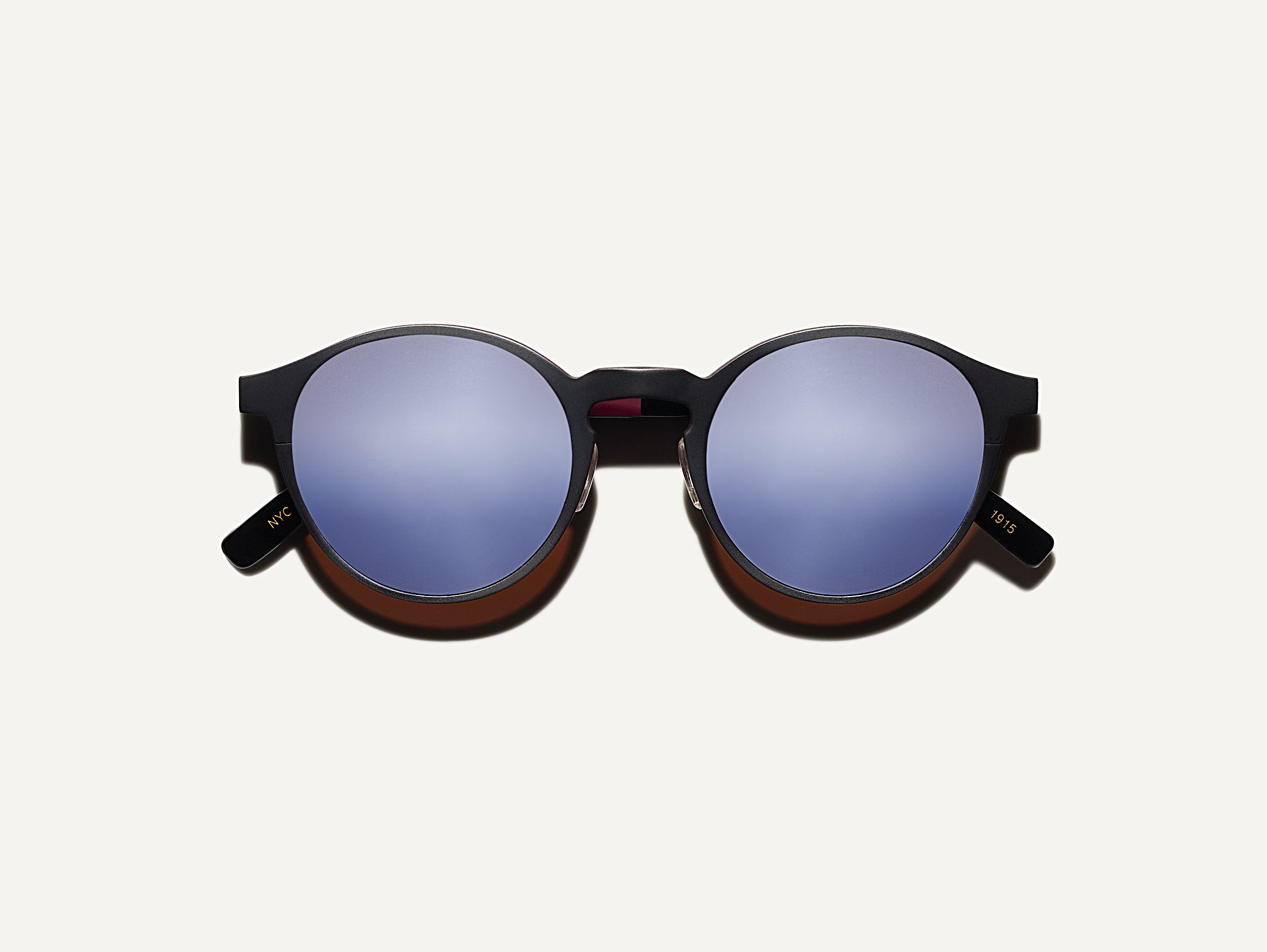 #color_charcoal/wine | The MILTZEN-T SUN in Charcoal/Wine with Silver Flash Mirror Coated Lenses