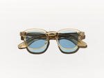 O MOMZA SUN em Cinnamon com Lentes de Vidro Azuis