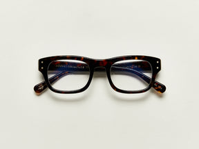 The NEBB in Tortoise with Blue Protect Lenses