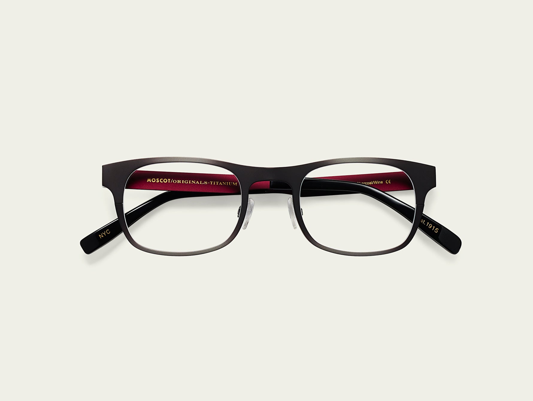 #color_charcoal/wine | The NEBB-T Ready Reader in Charcoal/Wine