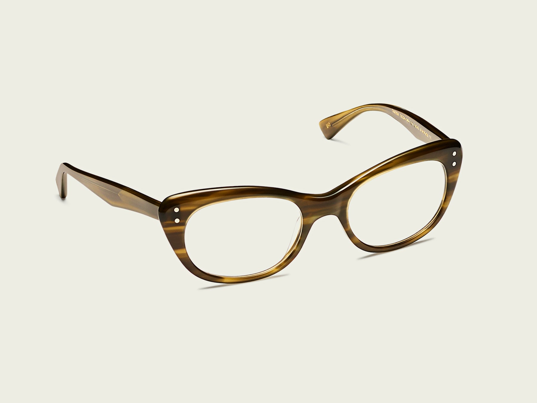 The SHAYNA in olive/tortoise