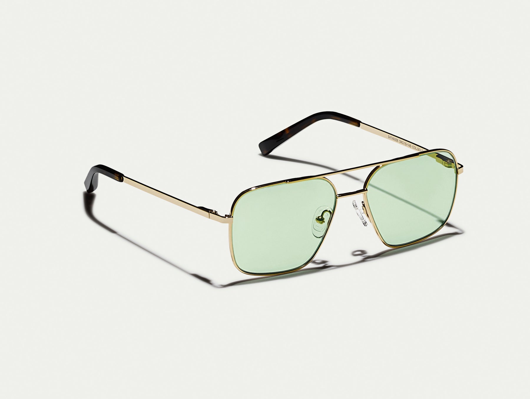The SHTARKER in Gold with Limelight Tinted Lenses