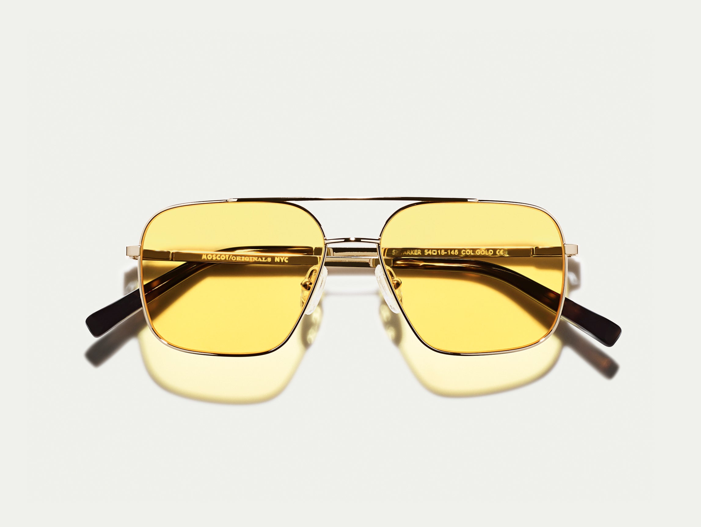 #color_mellow yellow | The SHTARKER in Gold with Mellow Yellow Tinted Lenses