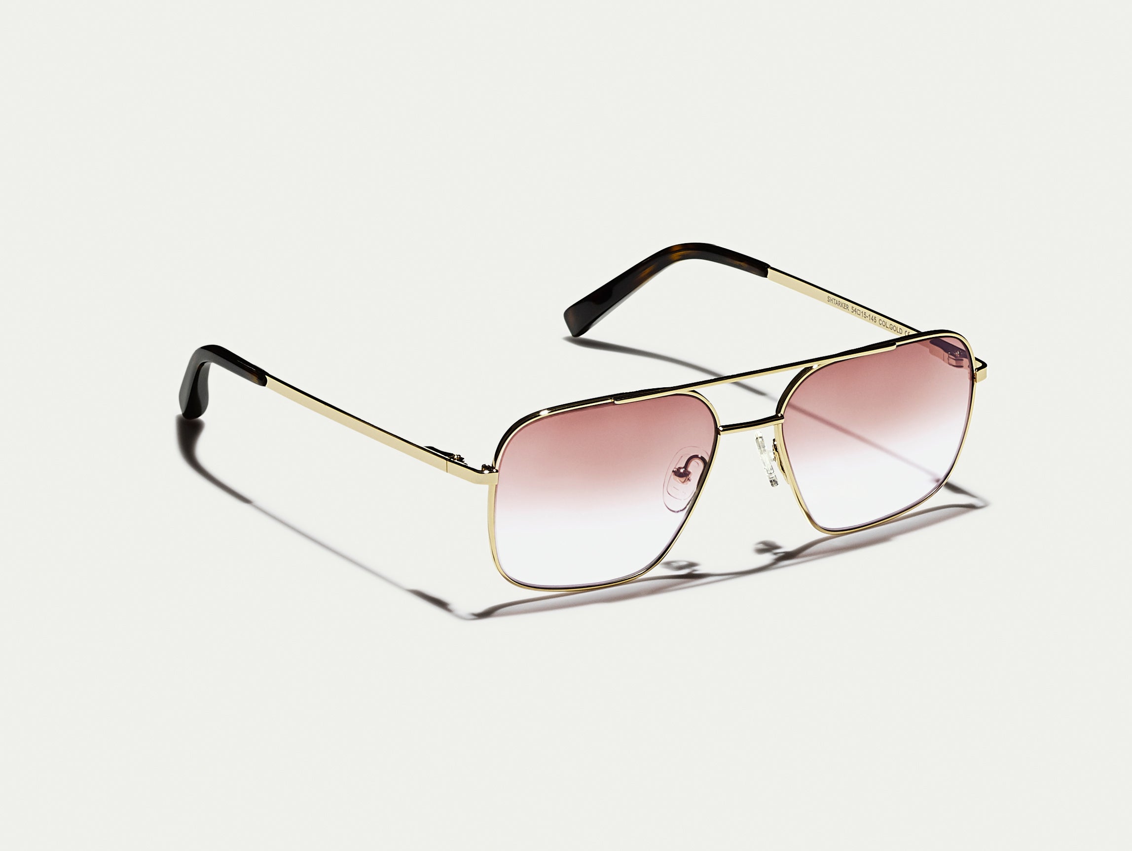 #color_root beer fade | The SHTARKER in Gold with Root Beer Fade Tinted Lenses