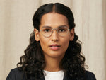 Model is wearing The SMENDRIK in size 48 in Silver