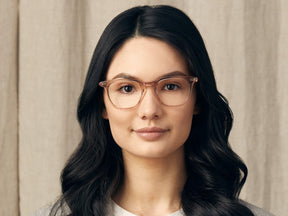 Model is wearing The TATAH in size 50 in Burnt Rose