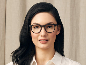 Model is wearing The TATAH in size 47 in Matte Dark Brown