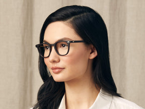 Model is wearing The TATAH in size 47 in Matte Dark Brown