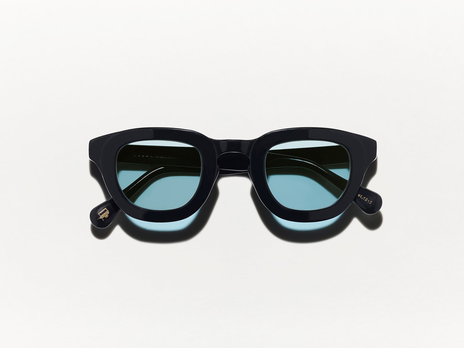 TELENA SUN Black with Blue Glass Lenses