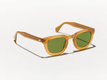 The TELENA SUN in Butterscotch with Calibar Green Glass Lenses