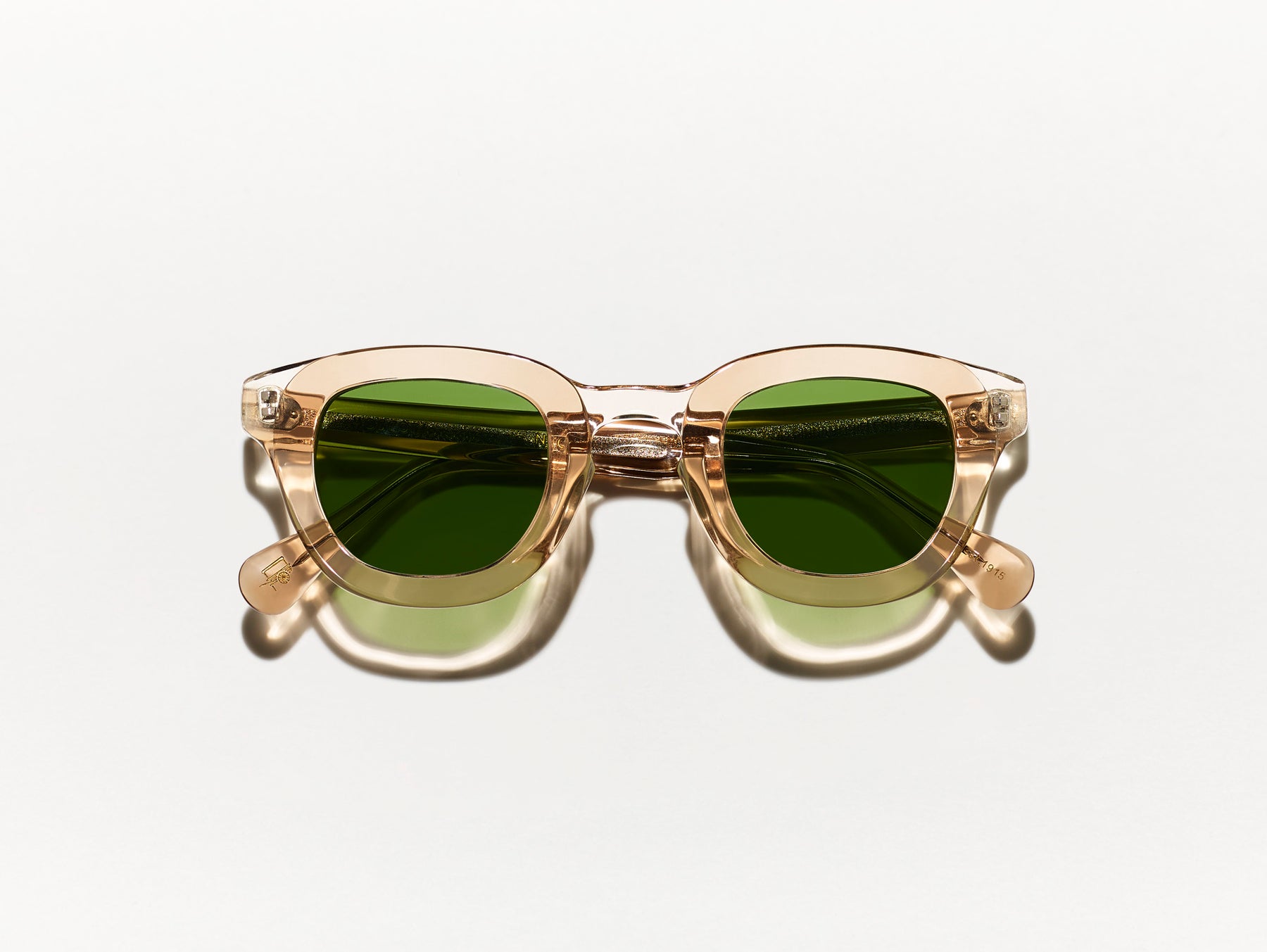 TELENA SUN Cinnamon/Flesh with Calibar Green Glass Lenses