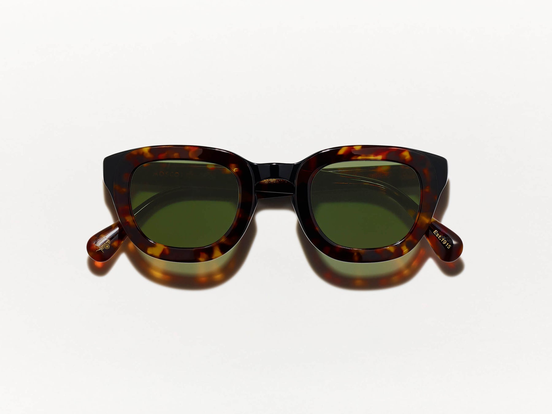 TELENA SUN tortoise/black with Calibar Green Glass Lenses