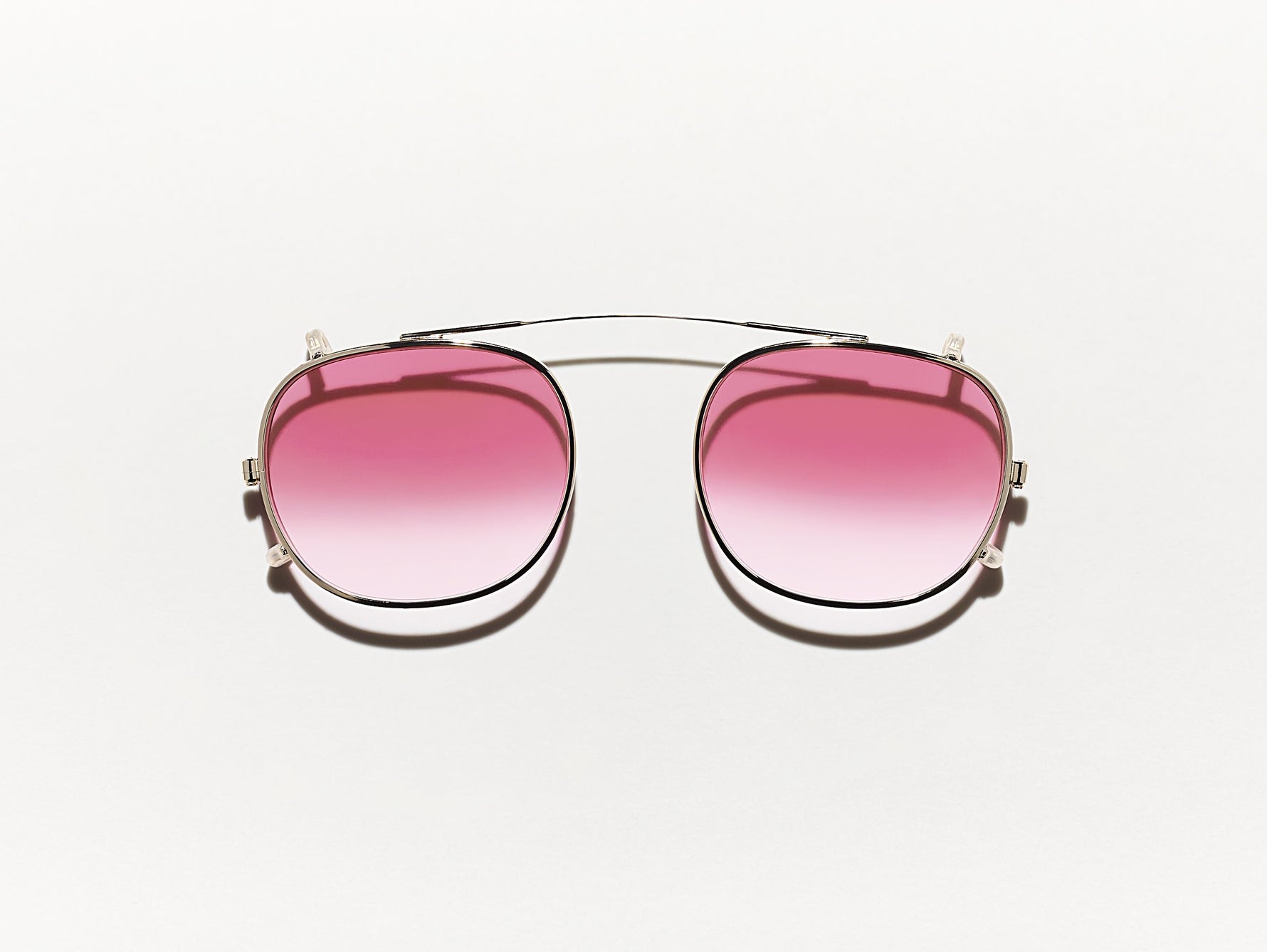 #color_big apple fade | The CLIPTOSH in Gold with Big Apple Fade Tinted Lenses