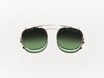 The CLIPTOSH in Gold with Forest Wood Tinted Lenses