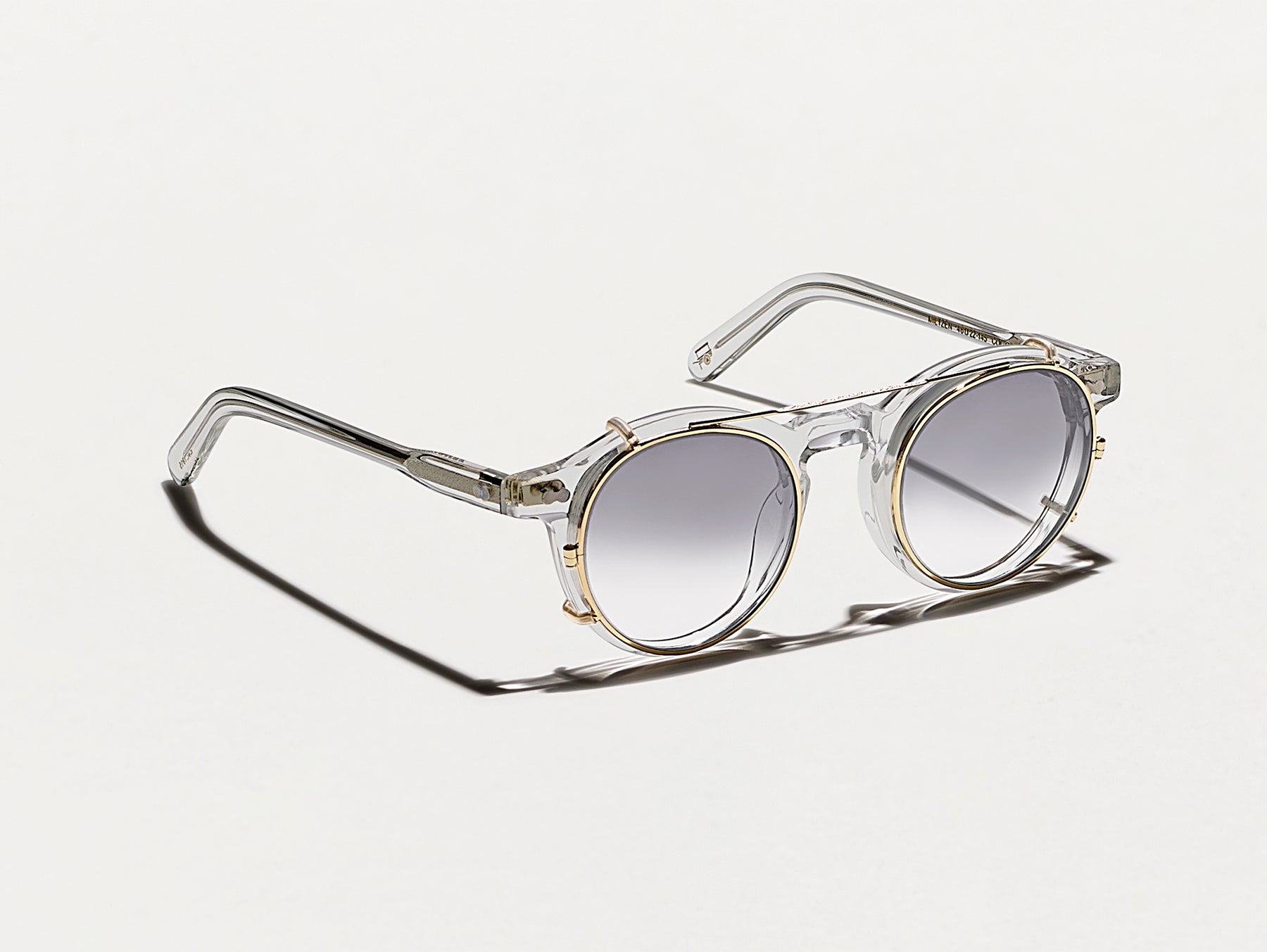 The CLIPZEN in Gold with American Grey Fade Tinted Lenses