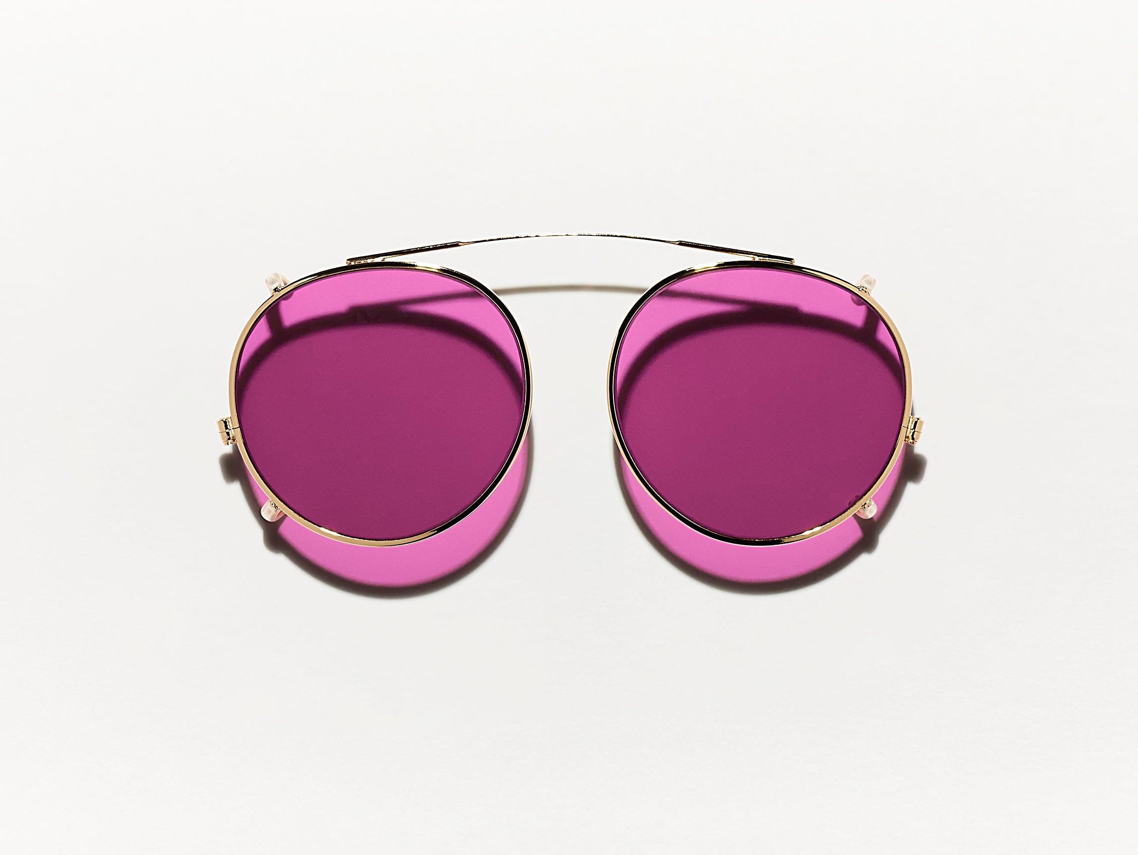 #color_purple nurple | The CLIPZEN in Gold with Purple Nurple Tinted Lenses
