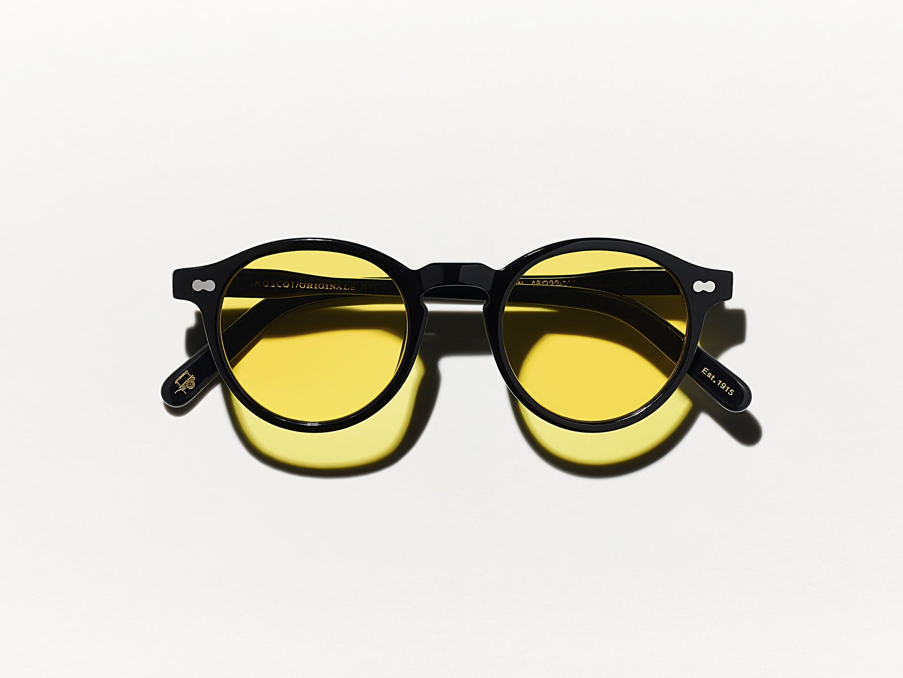The MILTZEN Black with Mellow Yellow Tinted Lenses