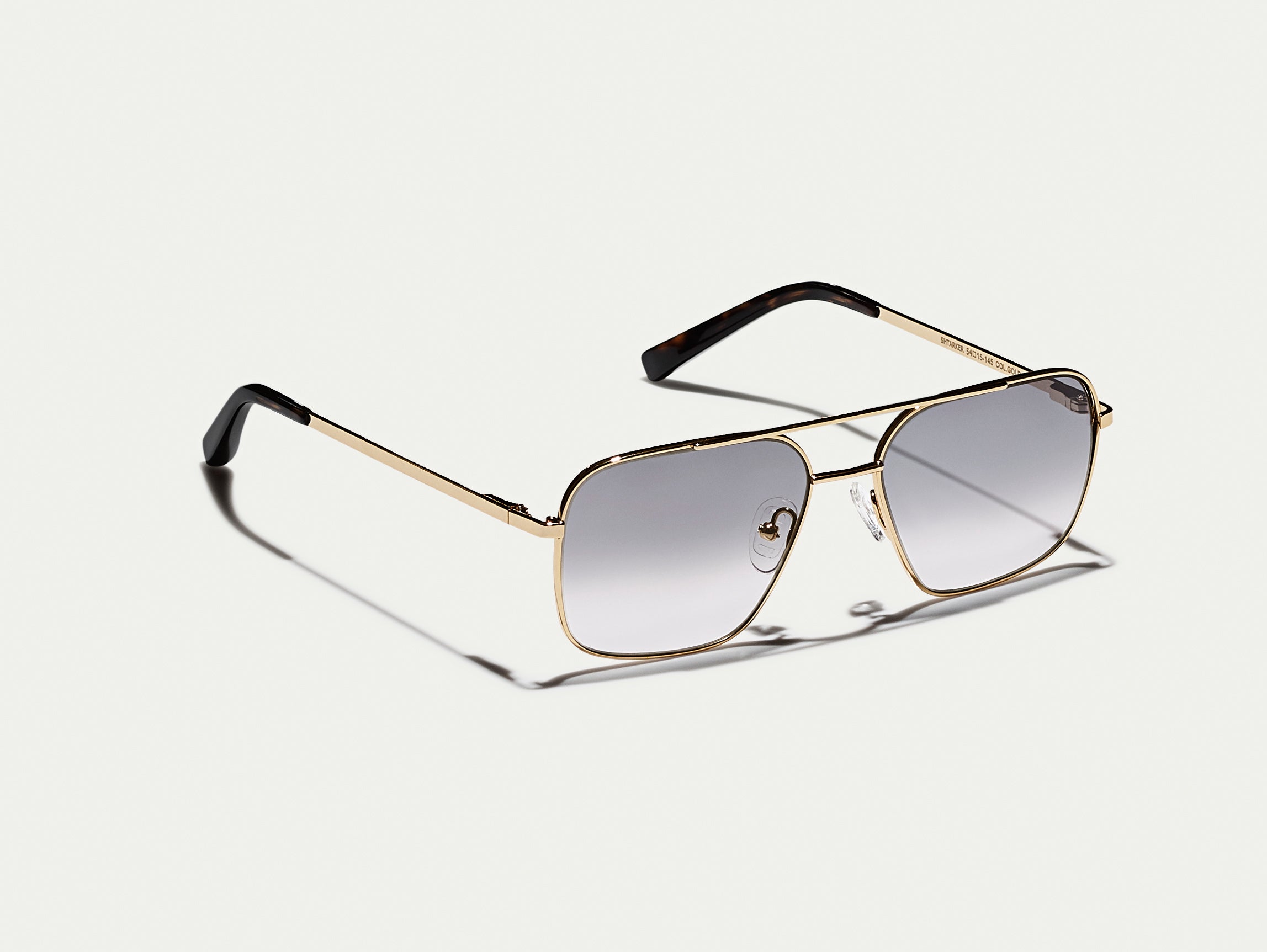 #color_american grey fade | The SHTARKER in Gold with American Grey Fade Tinted Lenses