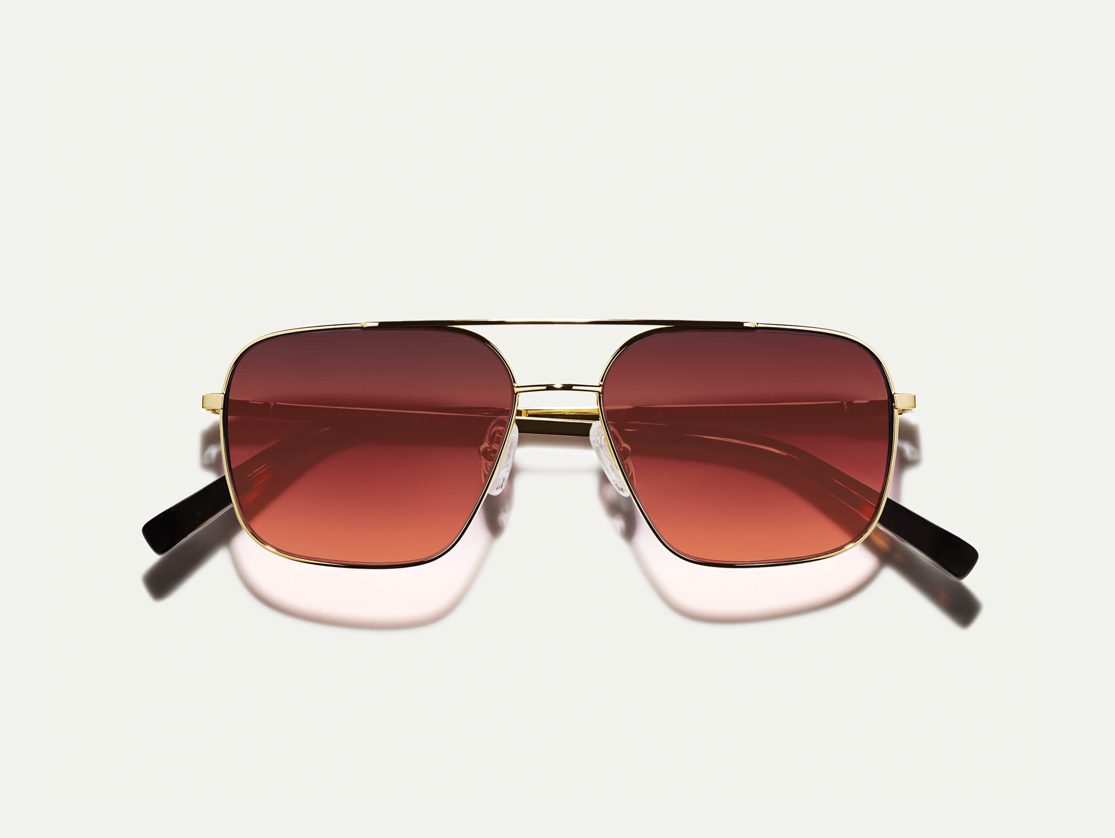#color_cabernet | The SHTARKER in Gold with Cabernet Tinted Lenses