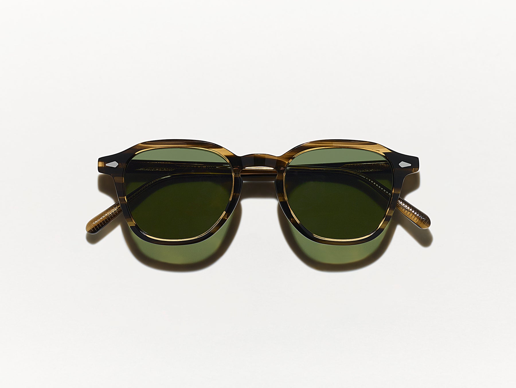 The VANTZ SUN in Brown/Bamboo with G-15 Glass Lenses