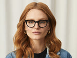Model is wearing The VILDA in size 48 in Black